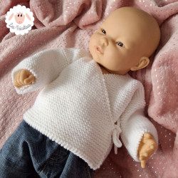 Brassière de naissance en laine