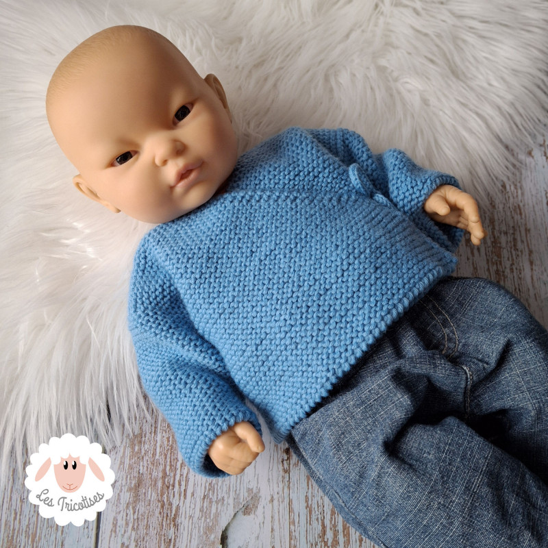 Brassière de naissance en laine