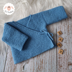 Brassière de naissance en laine