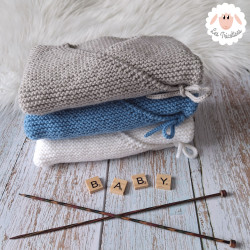 Brassière de naissance en laine