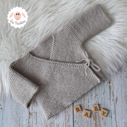 Brassière de naissance en laine