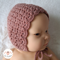 Bonnet béguin en laine mérinos