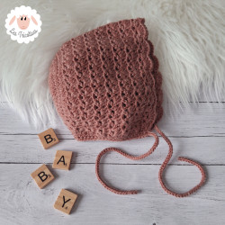 Bonnet béguin en laine mérinos