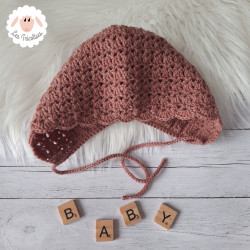 Bonnet béguin en laine mérinos