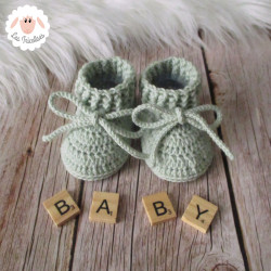 Bonnet et chaussons assortis en laine mérinos