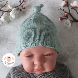 Bonnet et chaussons assortis en coton bio