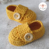 Bonnet et chaussons assortis en coton bio