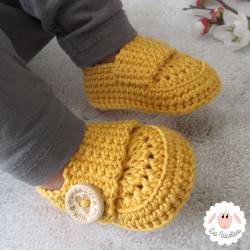 Bonnet et chaussons assortis en coton bio