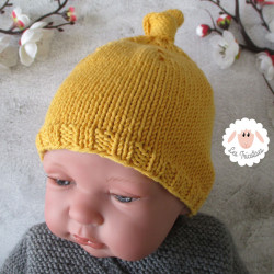 Bonnet et chaussons assortis en coton bio