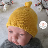 Bonnet et chaussons assortis en coton bio