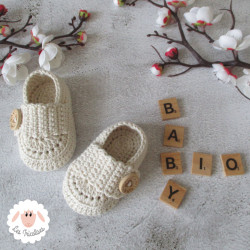 Bonnet et chaussons assortis en coton bio