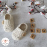 Bonnet et chaussons assortis en coton bio