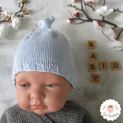 Bonnet et chaussons assortis en coton bio