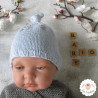 Bonnet et chaussons assortis en coton bio