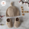 Bonnet et chaussons en coton bio