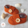 Chaussons mocassins en coton bio