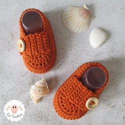 Chaussons mocassins en coton bio