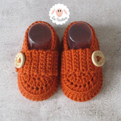 Chaussons mocassins en coton bio
