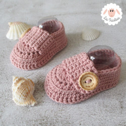 Chaussons mocassins en coton bio