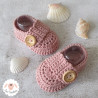 Chaussons mocassins en coton bio