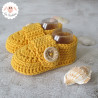 Chaussons mocassins en coton bio
