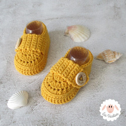 Chaussons mocassins en coton bio