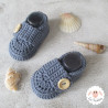 Chaussons mocassins en coton bio