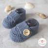 Chaussons mocassins en coton bio
