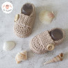 Chaussons mocassins en coton bio