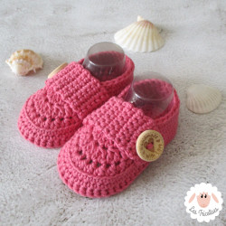 Chaussons mocassins en coton bio
