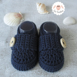 Chaussons mocassins en coton bio