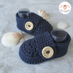 Chaussons mocassins en coton bio