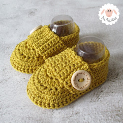 Chaussons mocassins en coton