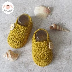 Chaussons mocassins en coton