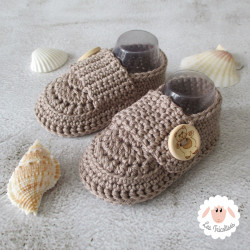 Chaussons mocassins en coton