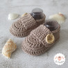 Chaussons mocassins en coton