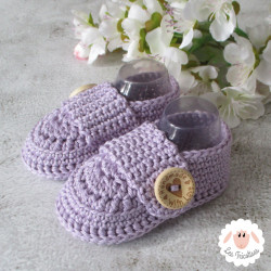 Chaussons mocassins en coton