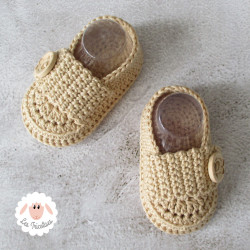 Chaussons mocassins en coton