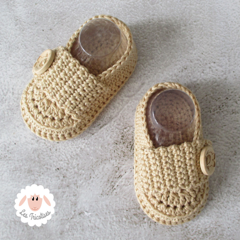 Chaussons mocassins en coton