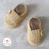 Chaussons mocassins en coton