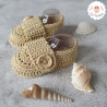 Chaussons mocassins en coton