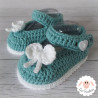 Chaussons bébé fille ballerines babies en coton bio