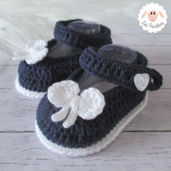 Chaussons bébé fille ballerines babies en coton bio