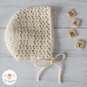 Bonnet bébé béguin en coton