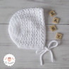 Bonnet bébé béguin en coton