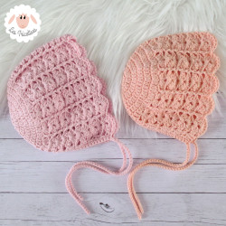 Bonnet bébé béguin en coton bio vegan