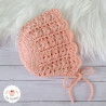 Bonnet bébé béguin en coton bio vegan