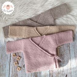 Brassière de naissance en laine