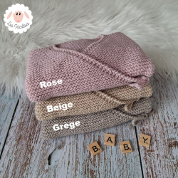 Brassière de naissance en laine