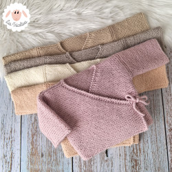 Brassière de naissance en laine